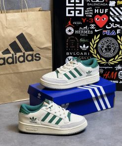 Giày Adidas Forum White Black Green - Siêu Cấp giay adidas forum white green sieu cap10