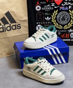 Giày Adidas Forum White Black Green - Siêu Cấp giay adidas forum white green sieu cap6