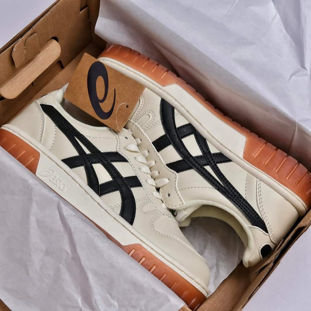 Giày Asics Court Mz 'Black Gum' Like Auth Giày Asics Court Mz White Black