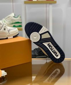 Louis Vuitton Trainer 54 White Navy - Best Quality giay louis vuition navy best quality 11