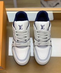 Louis Vuitton Trainer 54 White Navy - Best Quality Louis Vuitton Trainer 54 White Navy_yoyo1sneaker