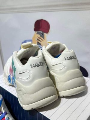 Giày MLB Bigball A Gradient Classic Monogram New York Yankees 'Ivory' giay mlb bigball ny yankees sieu cap3