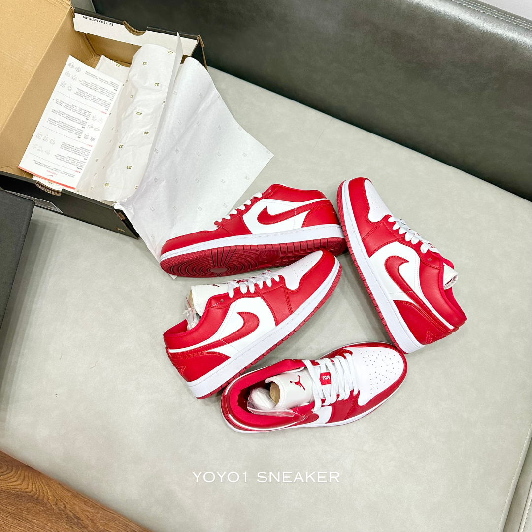 Giày Nike Air Jordan 1 Low Gym Red Like Auth Giày Nike Air Jordan 1 Low Gym Red Like Auth