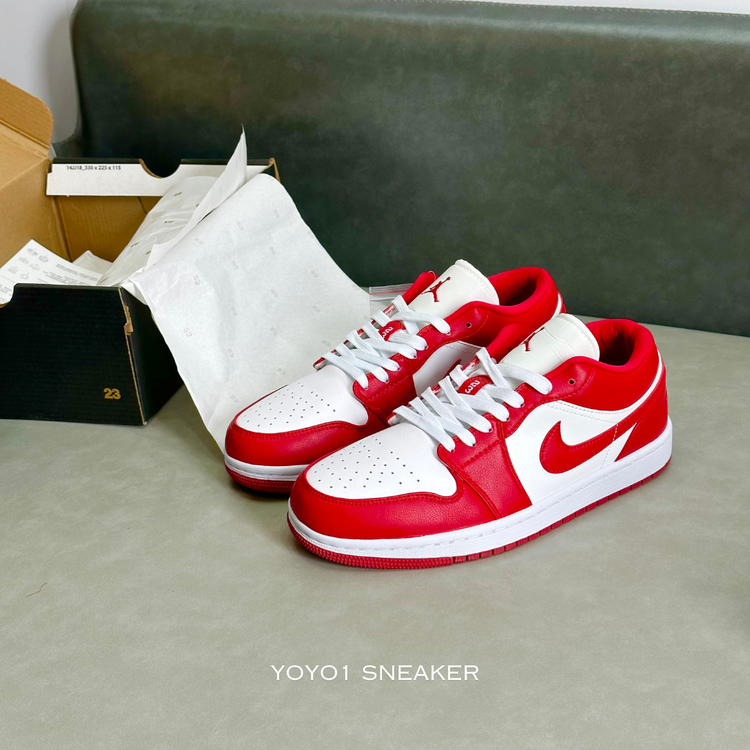 Giày Nike Air Jordan 1 Low Gym Red Like Auth Giày Nike Air Jordan 1 Low Gym Red Like Auth