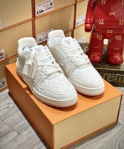 Giày Louis Vuitton Trainer Trắng - Best Quality Giày Louis Vuition Trainer Trắng Best Quality_yoyo1sneaker
