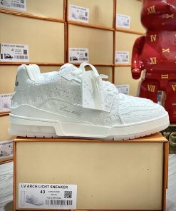 Giày Louis Vuitton Trainer Trắng - Best Quality giay lv trainer trang best quality22