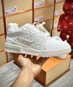 Giày Louis Vuitton Trainer Trắng - Best Quality giay lv trainer trang best quality88