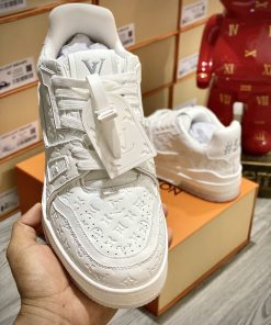 Giày Louis Vuitton Trainer Trắng - Best Quality giay lv trainer trang best quality99