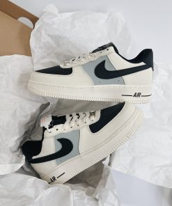giay nike air force 1 low cream black likeauth 1