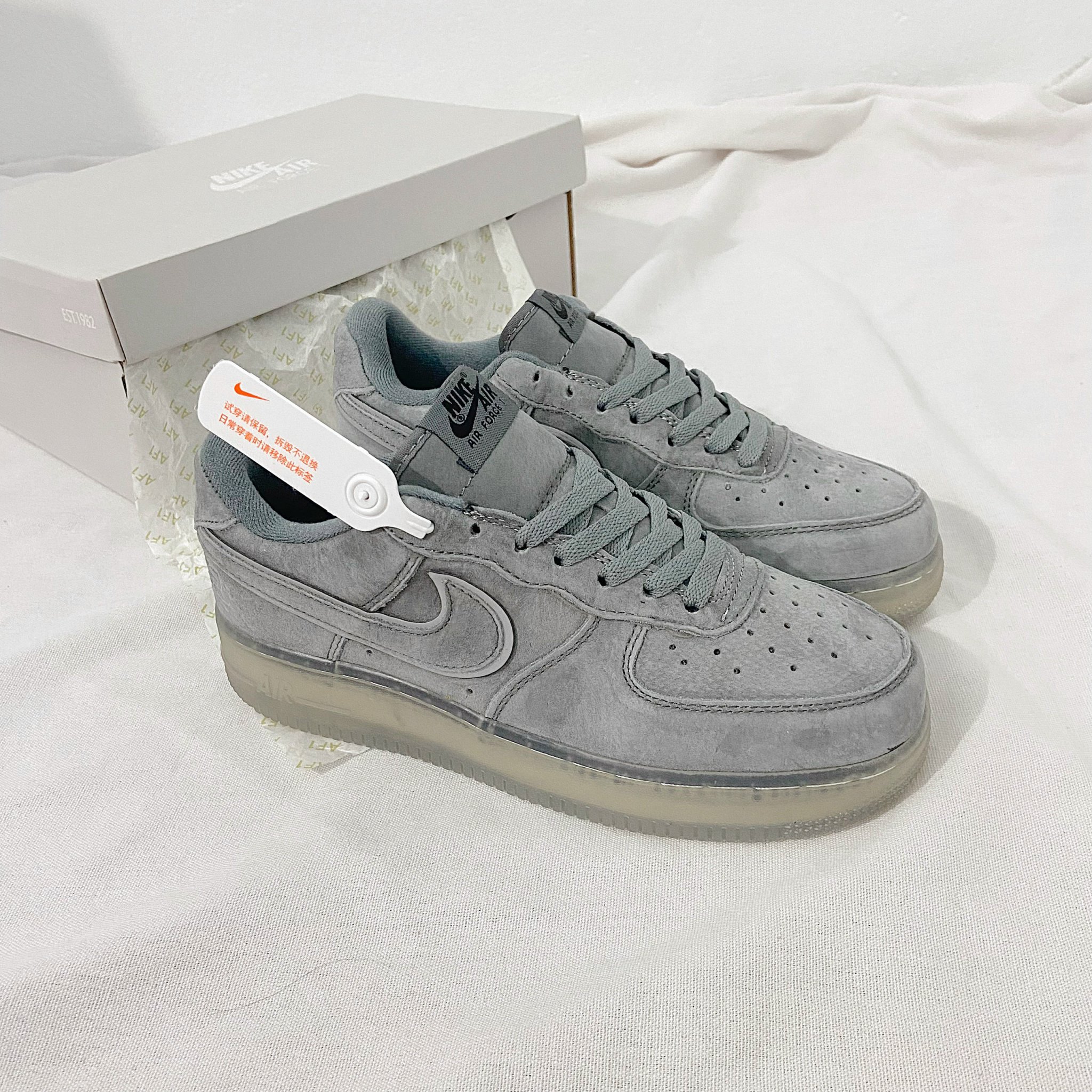 Giày Nike Air Force 1 Low Reigning Champ 'Dark Grey' - Like Auth Giày Nike Air Force 1 Low Reigning Champ 'Dark Grey'_yoyo1sneaker