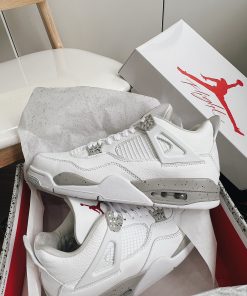 giay nike air jordan 4 white oreo best quality 2