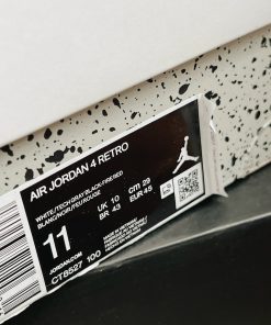 giay nike air jordan 4 white oreo best quality