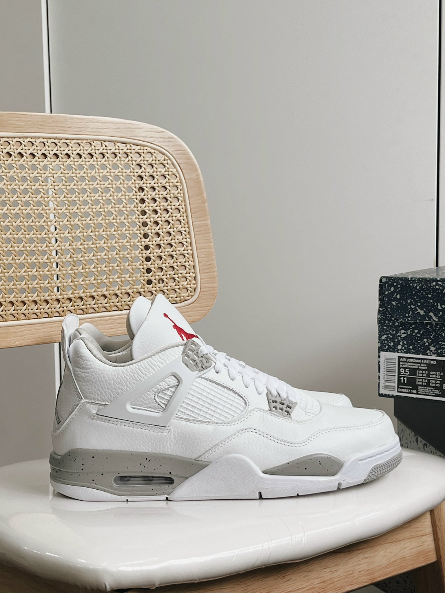 Giày Nike Air Jordan 4 Retro ‘White Oreo’ - Best Quality Giày Jordan 4 Retro 'White Oreo'