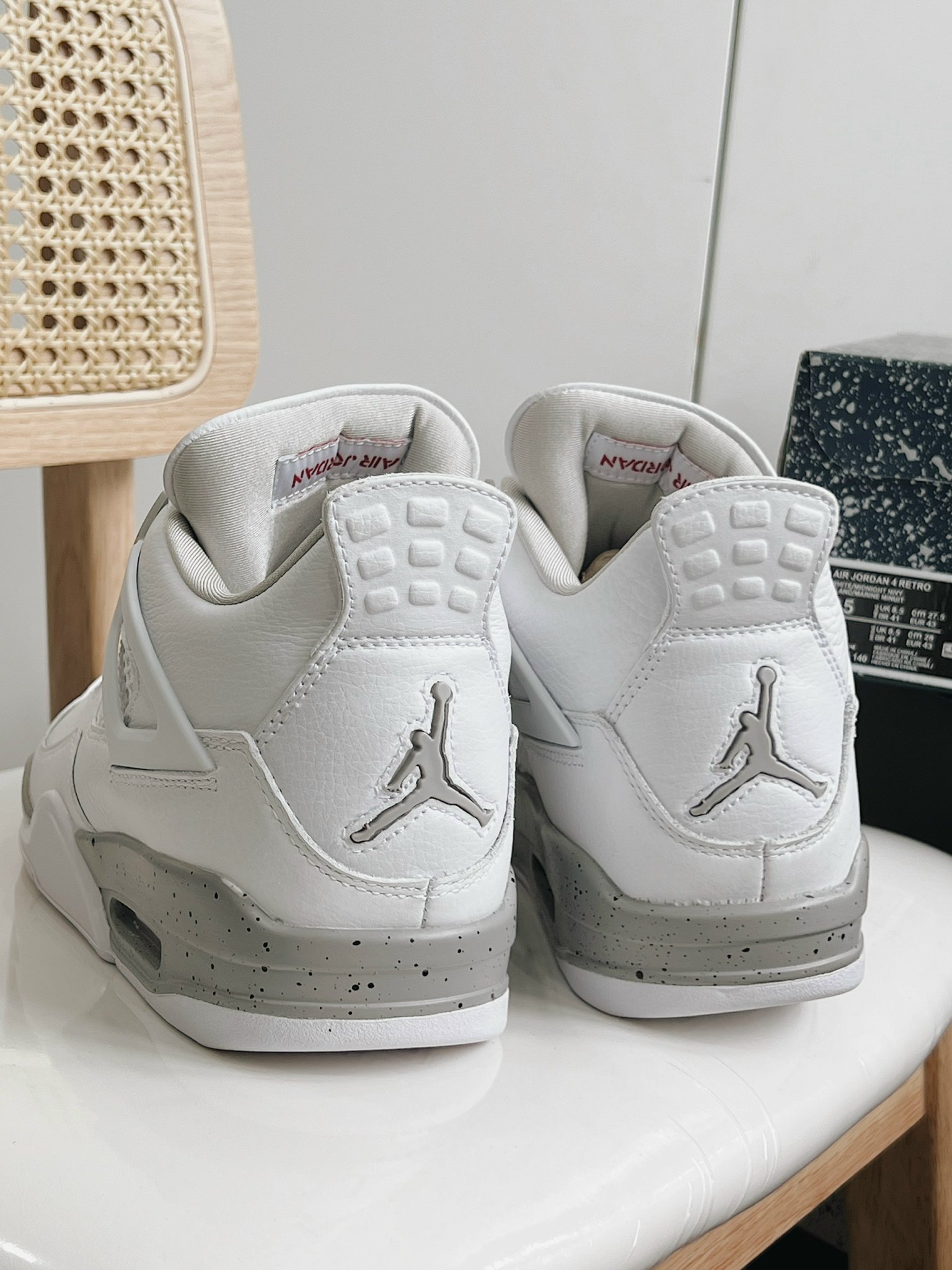 Giày Nike Air Jordan 4 Retro ‘White Oreo’ - Best Quality Giày Jordan 4 Retro 'White Oreo'