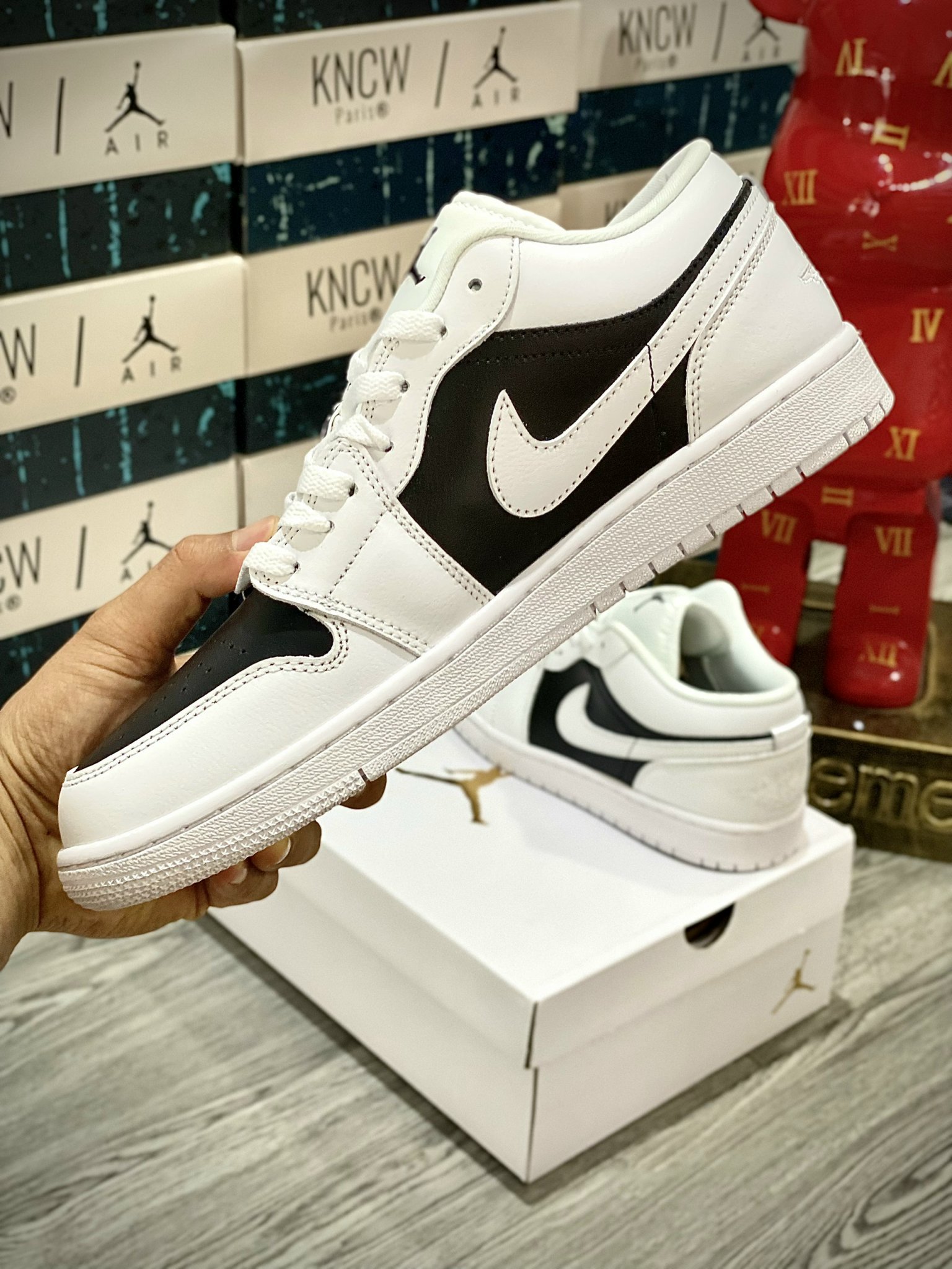 Giày Nike Air Jordan 1 Low 'Panda' - Like Auth giay nike jordan 1 low panda replica 6