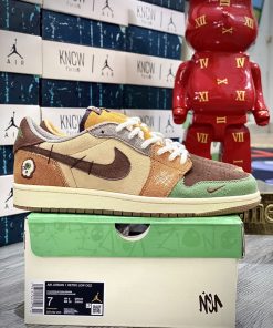 Giày Nike Air Jordan 1 Low Zion Williamson 'Voodoo'_yoyo1sneaker