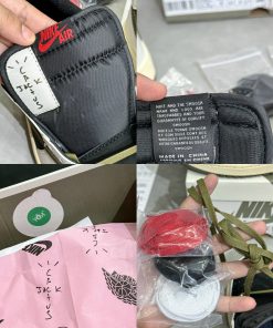 giay sneaker nike air jordan travis scott olive like auth 10