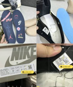 giay sneaker nike air jordan travis scott olive like auth 11