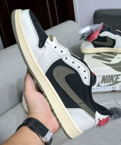 giay sneaker nike air jordan travis scott olive like auth 7