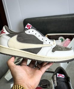 giay sneaker nike air jorrdan travis scott reverse mocha like auth 5