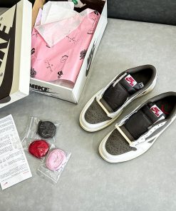 giay sneaker nike air jorrdan travis scott reverse mocha like auth 6