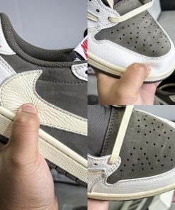 giay sneaker nike air jorrdan travis scott reverse mocha like auth 8