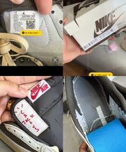 giay sneaker nike air jorrdan travis scott reverse mocha like auth 9