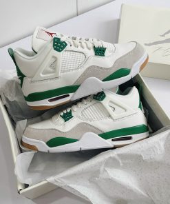 giay sneaker nike jordan 4 pine green best quality 3