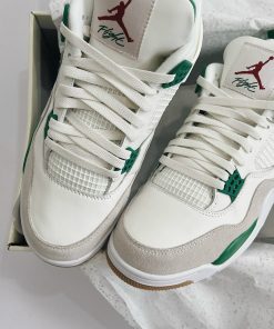 giay sneaker nike jordan 4 pine green best quality 8