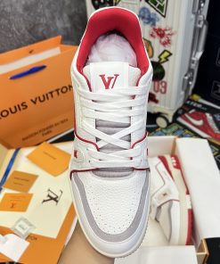 Louis Vuition Trainer #54 'White Red' _yoyo1sneaker