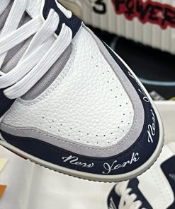 Giày Louis Vuition LV Trainer #54 ‘White Navy’ - Best Quality mau giay luxury louis vuition trainer best qualiy155155