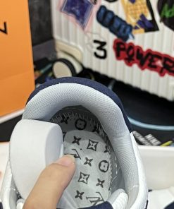 Giày Louis Vuition LV Trainer #54 ‘White Navy’ - Best Quality mau giay luxury louis vuition trainer best qualiy156156