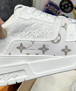 Giày Louis Vuition LV Trainer #54 Signature 'White' - Best Quality mau giay luxury louis vuition trainer best qualiy1717