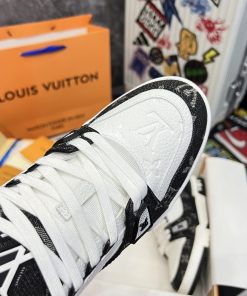 Giày Louis Vuitton Trainer Black White- Best Quality mau giay luxury louis vuition trainer best qualiy2525
