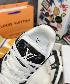 Giày Louis Vuitton Trainer Black White- Best Quality mau giay luxury louis vuition trainer best qualiy2828