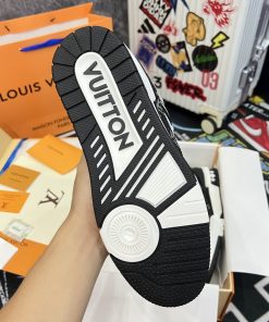 Giày Louis Vuitton Trainer Black White- Best Quality mau giay luxury louis vuition trainer best qualiy3131