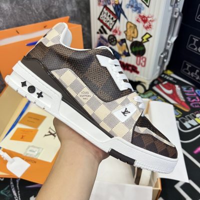 mau giay luxury louis vuition trainer best qualiy5757