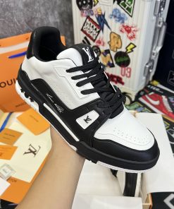 Giày LV Trainer #54 ‘White Black’ - Best Quality mau giay luxury louis vuition trainer best qualiy6969