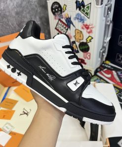 Giày LV Trainer #54 ‘White Black’ - Best Quality mau giay luxury louis vuition trainer best qualiy7272