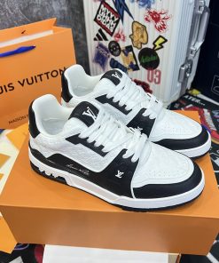 LV Trainer #54 Signature 'White Black' - Best Quality mau giay luxury louis vuition trainer best qualiy9898