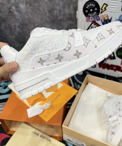 Giày Louis Vuition LV Trainer #54 Signature 'White' - Best Quality mau giay luxury louis vuition trainer best qualiy99