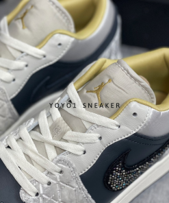 Giày Nike Air Jordan 1 Low 'Beaded Swoosh' - Like Auth 12