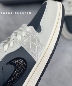 Giày Nike Air Jordan 1 Low 'Beaded Swoosh' - Like Auth 8