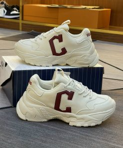giay mlb bigball chunky beige red2