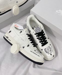 Giày Nike Air Force 1 Chrome Hearts 'White Black' - Like Auth giay nike air force 1 chrome hearts likeauth 3