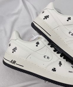 Giày Nike Air Force 1 Chrome Hearts 'White Black' - Like Auth giay nike air force 1 chrome hearts likeauth 5