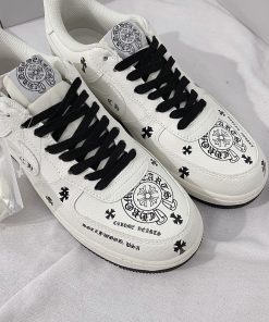 Giày Nike Air Force 1 Chrome Hearts 'White Black' - Like Auth giay nike air force 1 chrome hearts likeauth 6