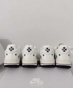 Giày Nike Air Force 1 Chrome Hearts 'White Black' - Like Auth giay nike air force 1 chrome hearts likeauth 7