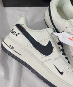 Giày Nike Air Force 1 Low Keep Fresh "White Black" - Like Auth giay nike air force 1 keep fresh black white like auth 5