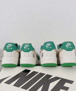 giay nike air force 1 low bope white green likeauth 8